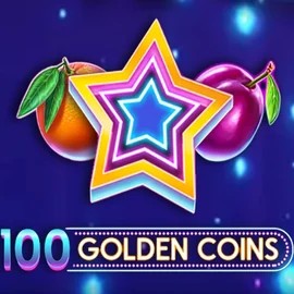 100 Golden Coins slot visual from Amusnet Interactive available on corgibet-casino.ca