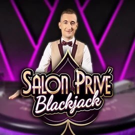 Blackjack Salon Privé slot visual from Ezugi available on corgibet-casino.ca