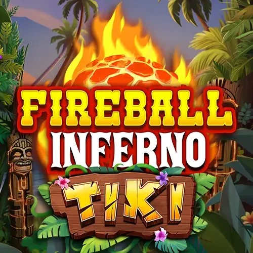 Fireball Inferno Tiki casino game by NetEnt – featured logo at Corgibet Casino
