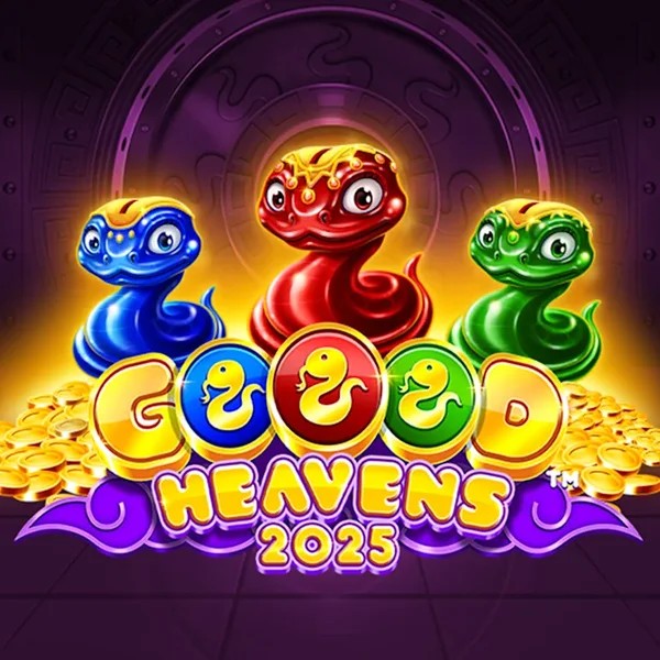 Official Slots logo: Goood Heavens by Rarestone Gaming at Corgibet Casino