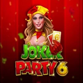 Joker Party 6 slot logo by Greentube at Corgibet Casino