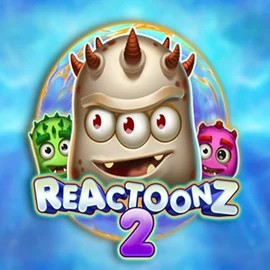 Reactoonz 2 slot logo by Play'n GO at Corgibet Casino