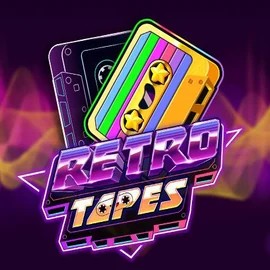 Retro Tapes slot visual from Push Gaming available on corgibet-casino.ca