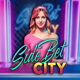 Side Bet City online game logo by Evolution on corgibet-casino.ca