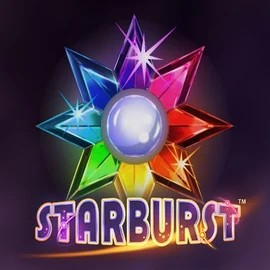 Starburst slot visual from NetEnt available on corgibet-casino.ca