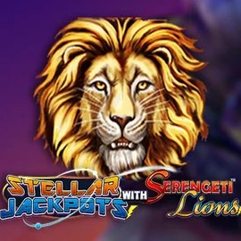 Play the Stellar Jackpots with Serengeti Lions slot by Lightning Box Game on Corgibet Casino