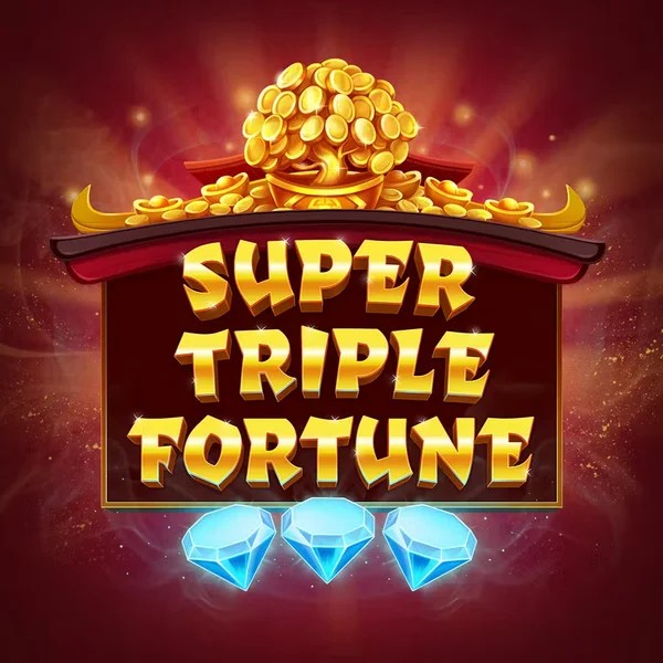 Super Triple Fortune slot logo by Greentube at Corgibet Casino