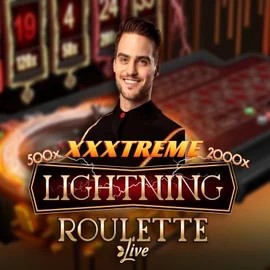 Official Live Casino logo: XXXtreme Lightning Roulette by Evolution at Corgibet Casino